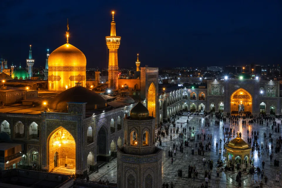جاهای دیدنی مشهد در شب ۱۴۰۵ | از حرم تا کوهسنگی