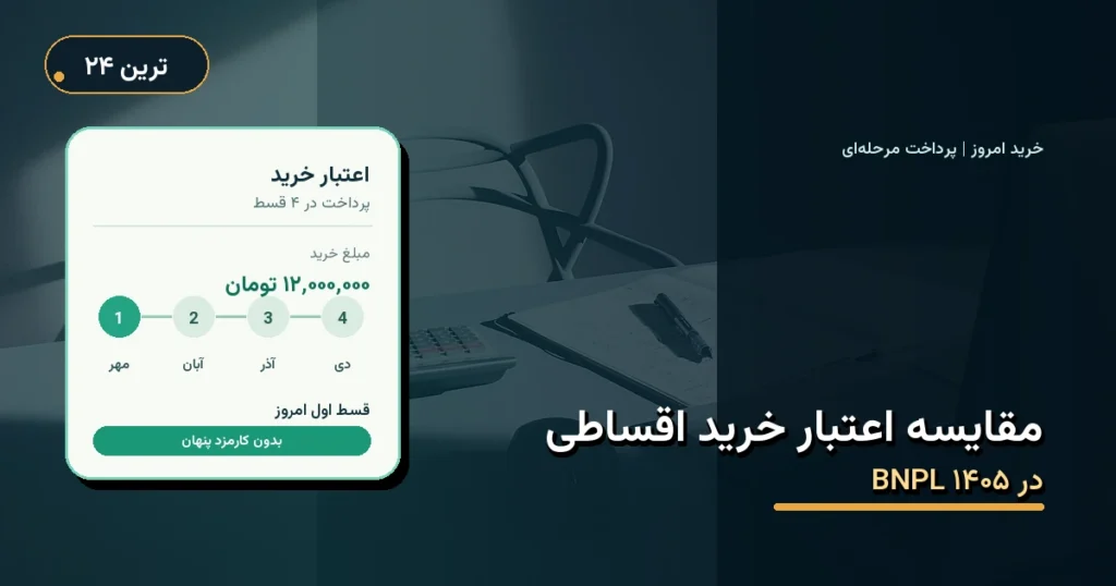 مقایسه اعتبار خرید اقساطی (BNPL) در ۱۴۰۵ | کدام طرح مناسب شماست؟